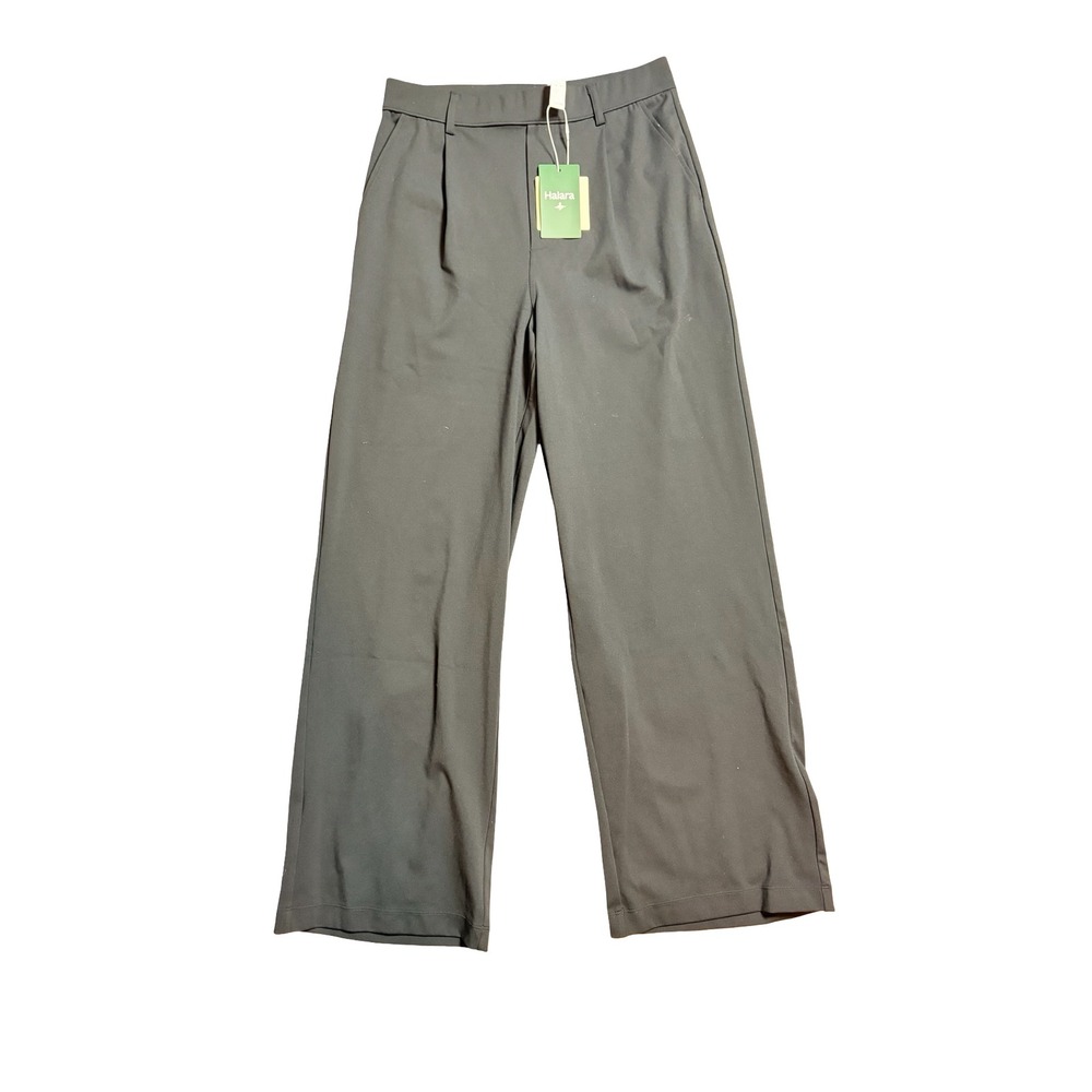 Halara High Waisted Wide Leg Pants Womens Medium Tall Gray